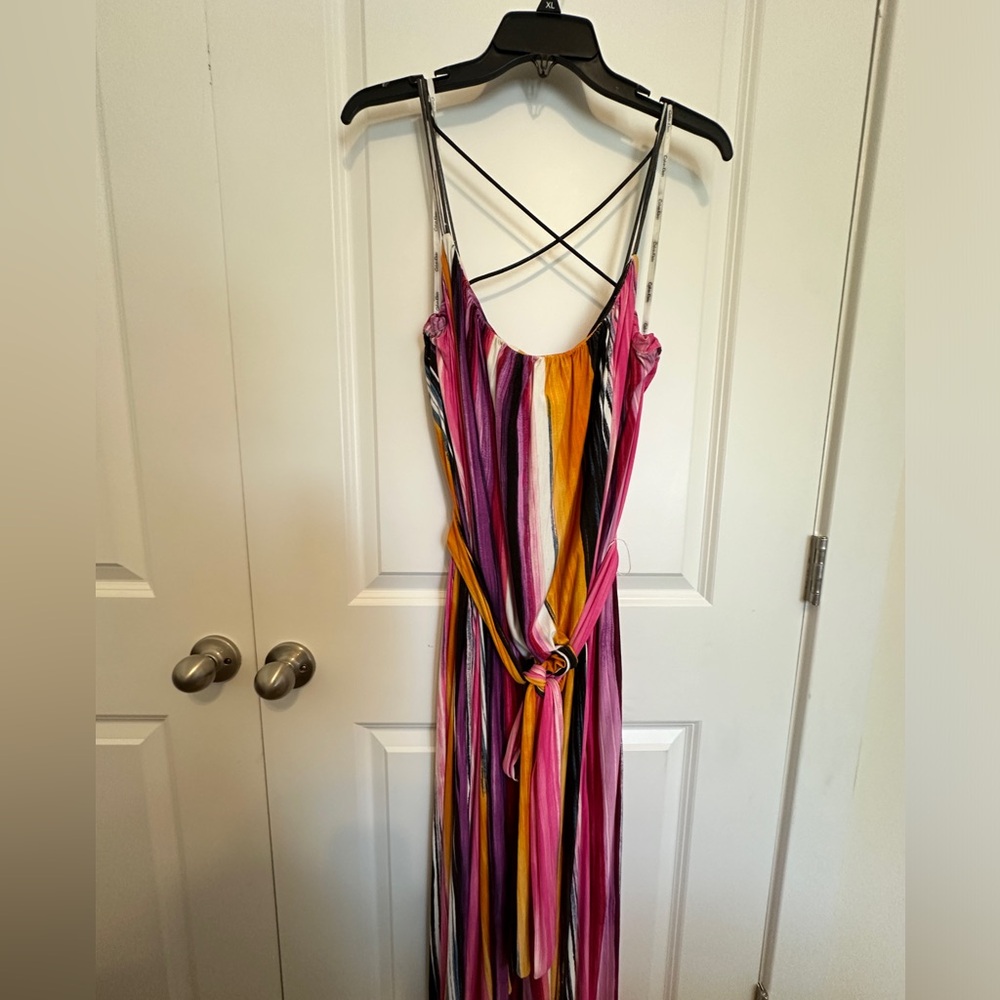 Calvin Klein Rainbow dress. Size 14